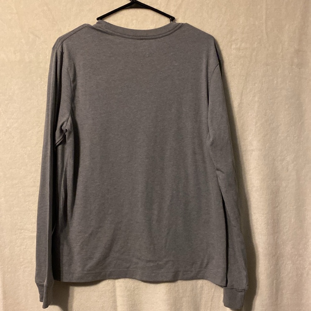 VANS long sleeve T shirt. Gray large NWT - Picture 3 of 3